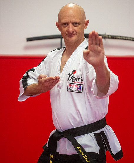 Mr East, MAI-UK Level 1 Instructor, 5th Degree Black Belt