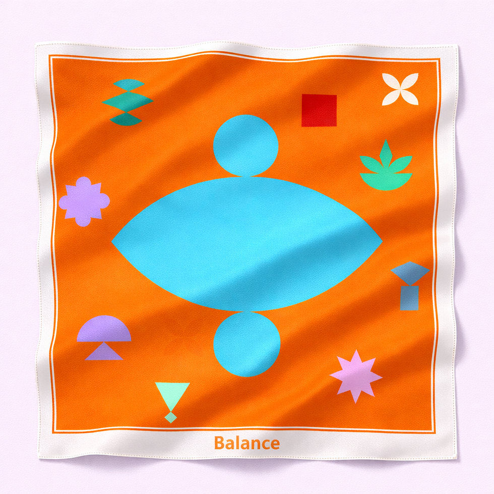 Thumbnail: Awareness Art Silk Scarf