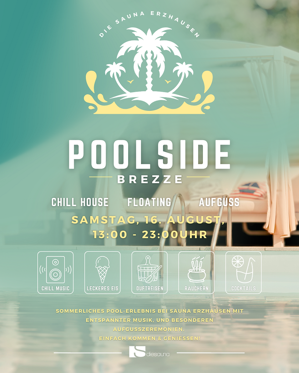 POOLSIDE BREEZE – Sommer-Event in der Sauna Erzhausen