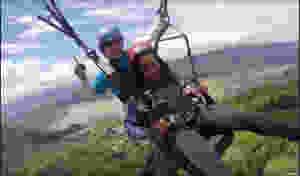 Paragliding in the Himalayas