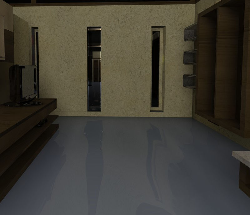 Render Interior, camerinos Javeriana