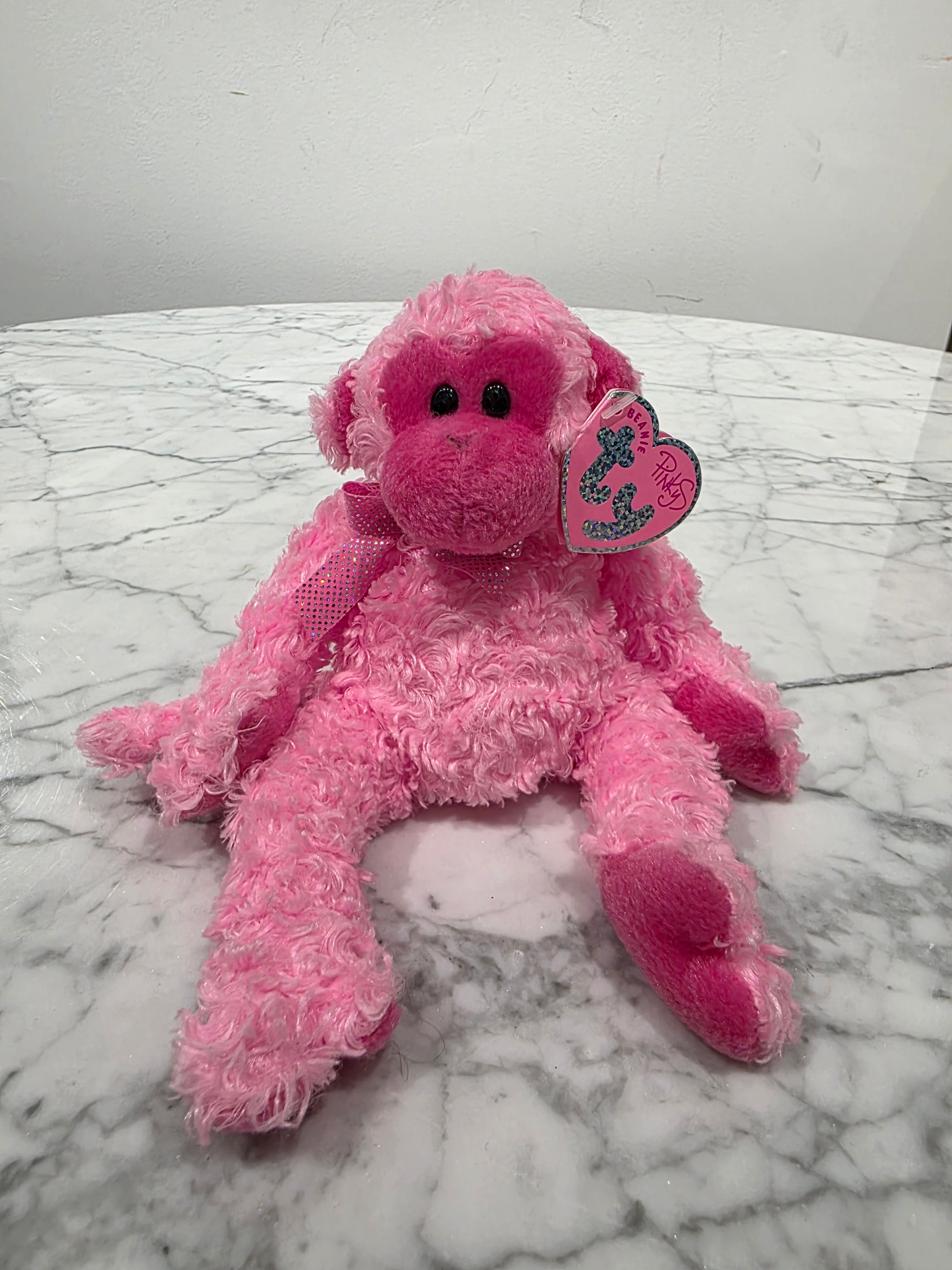 Ty Pinkys Julep the Bright Pink Monkey