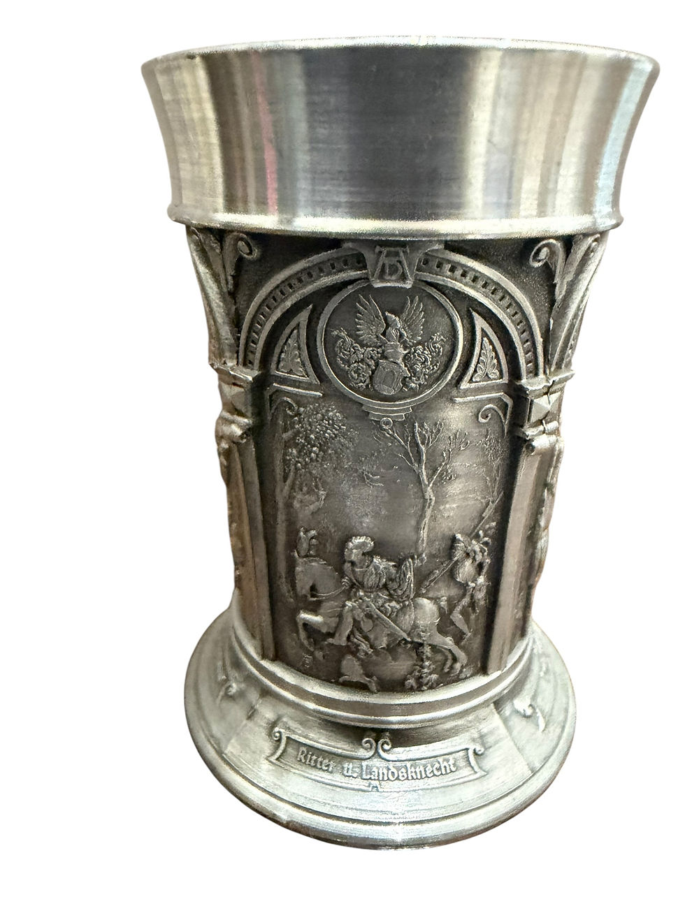 Thumbnail: German Pewter Shot Glass