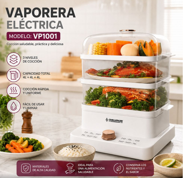 Miniatura: VAPORERA ELÉCTRICA 12L.    Código Tebas: A80