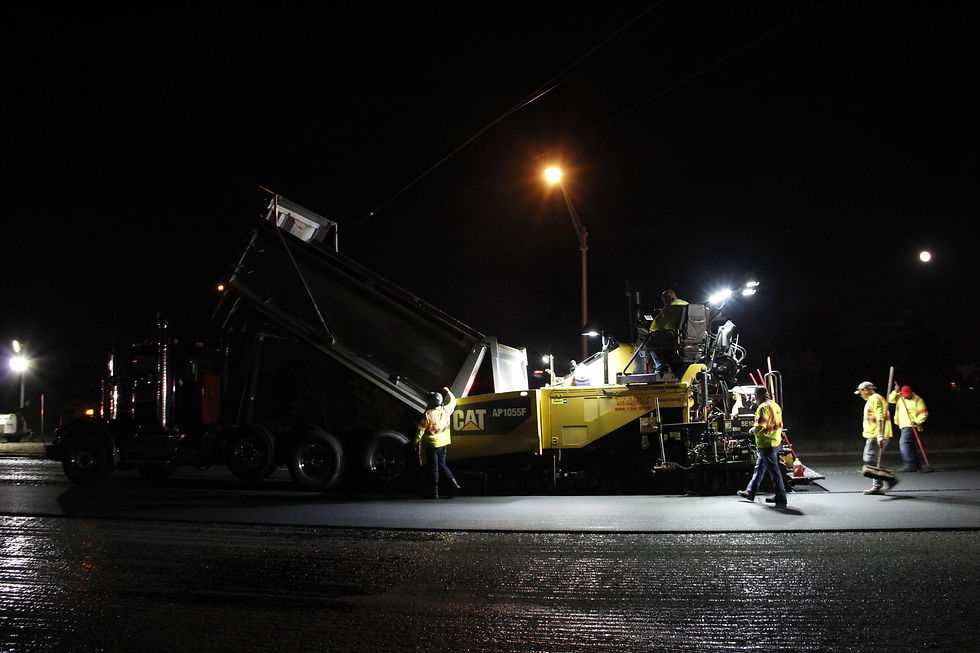 Paving New Durham Road, South Plainfield
