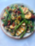 Asparagus Halloumi Cheese