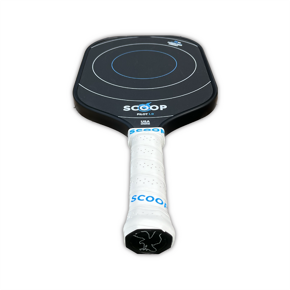 Thumbnail: Scoop Pilot 1.0 Elongated Pickleball Paddle - Black
