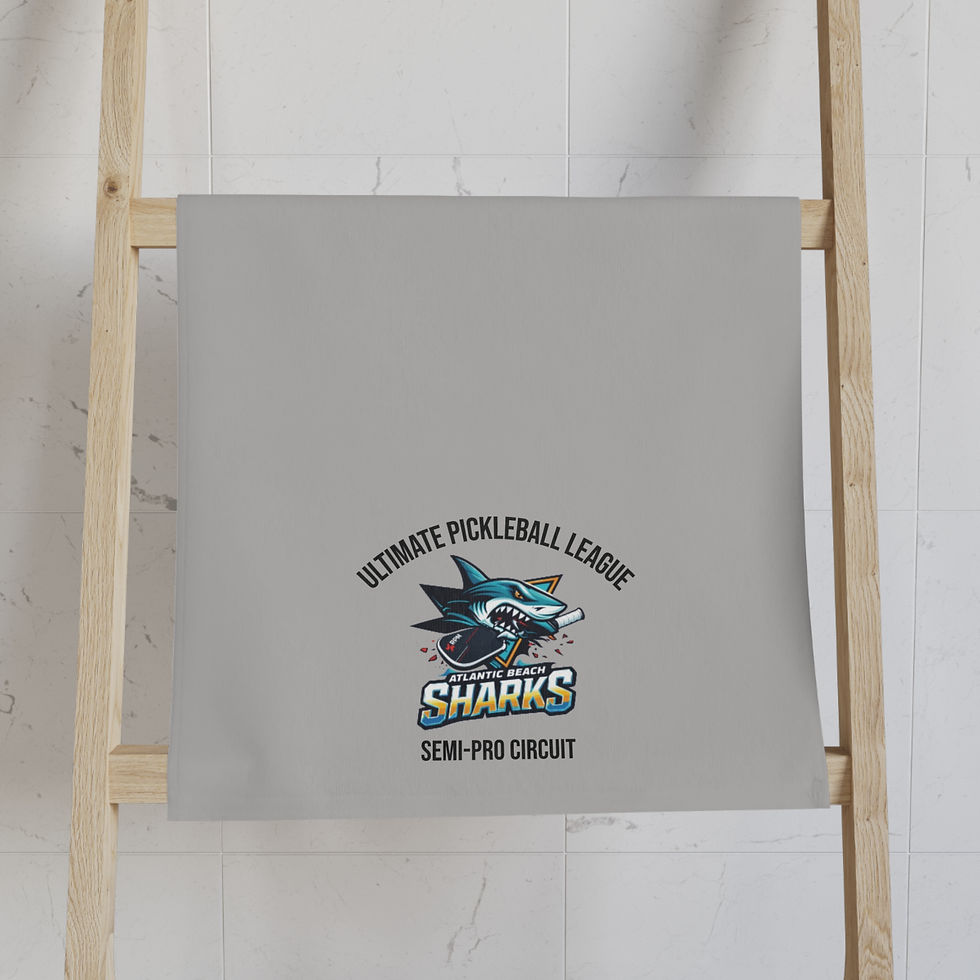 縮圖：Ultimate Pickleball League Hand Towel - Atlantic Beach Sharks