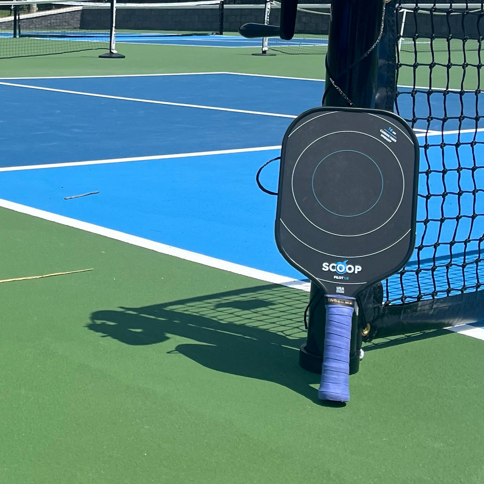 Miniature : Scoop Pilot 1.0 Elongated Pickleball Paddle - Black