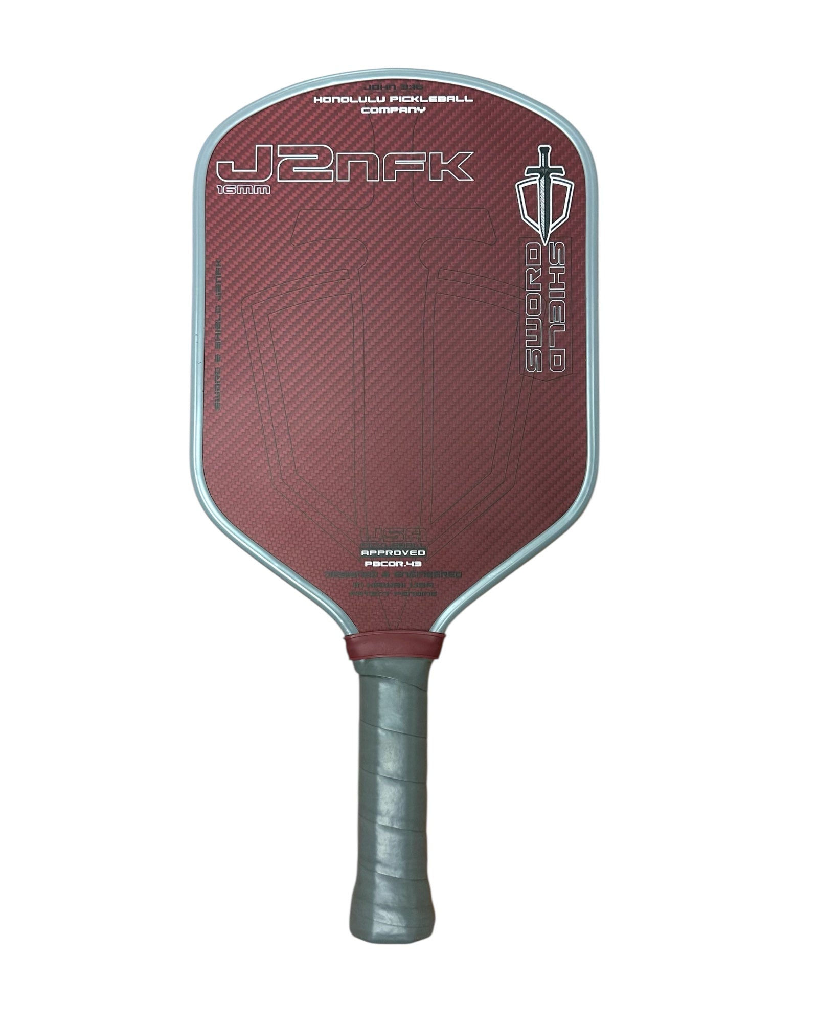Honolulu Sword & Shield J2NFK Pickleball Paddle