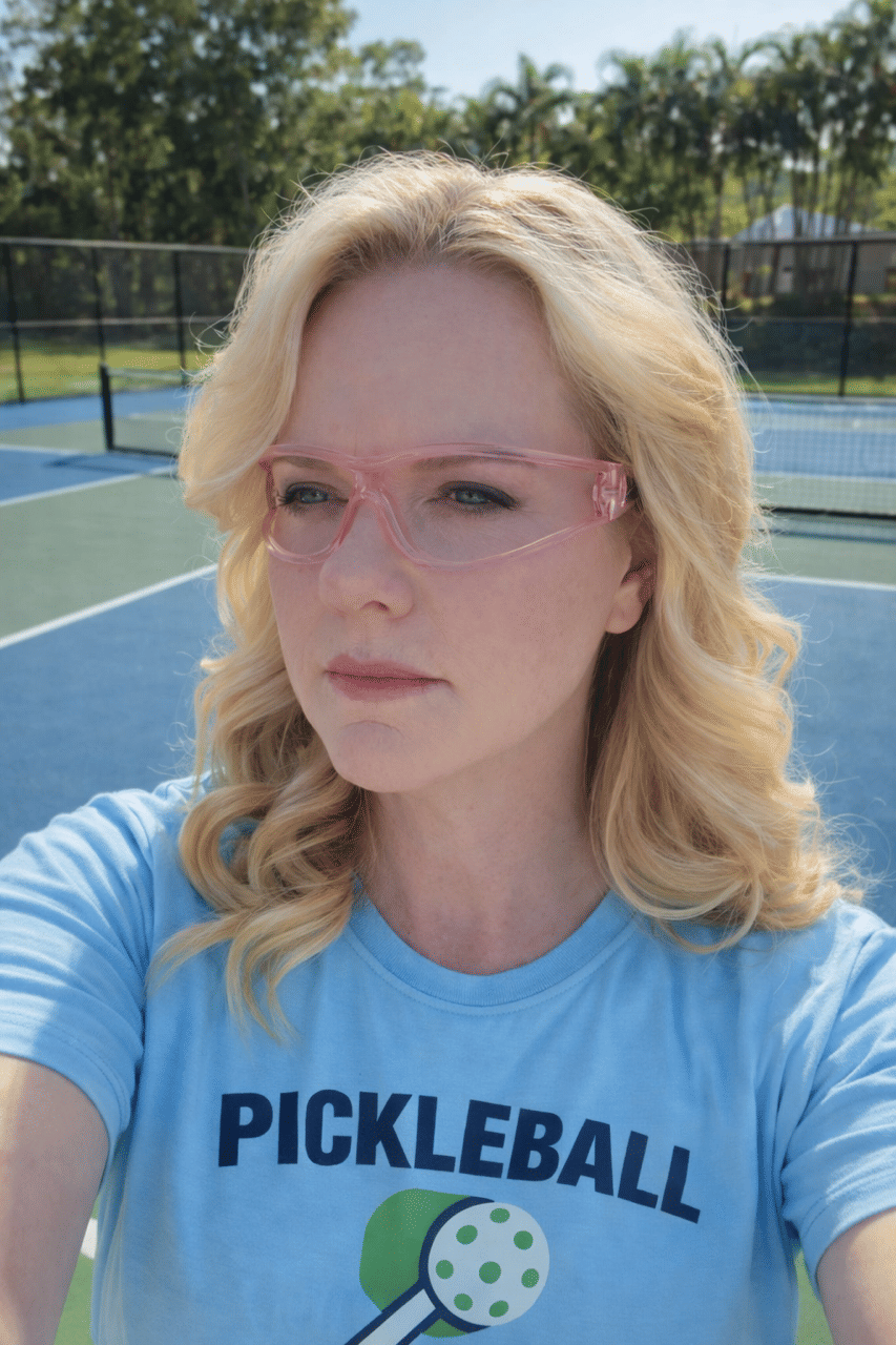 Miniatura: Dink Pink Crystal Pickleball Eyewear