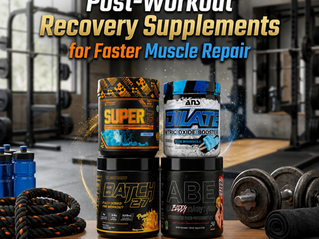 Post-Workout Recovery Supplements for Faster Muscle Repair