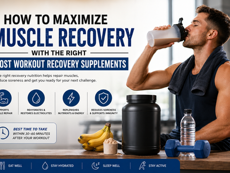 How to Maximize Muscle Recovery with the Right Post-Workout Recovery Supplements?