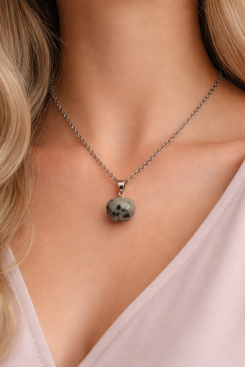 The Orchard Muse - Dalmation Apple Necklace