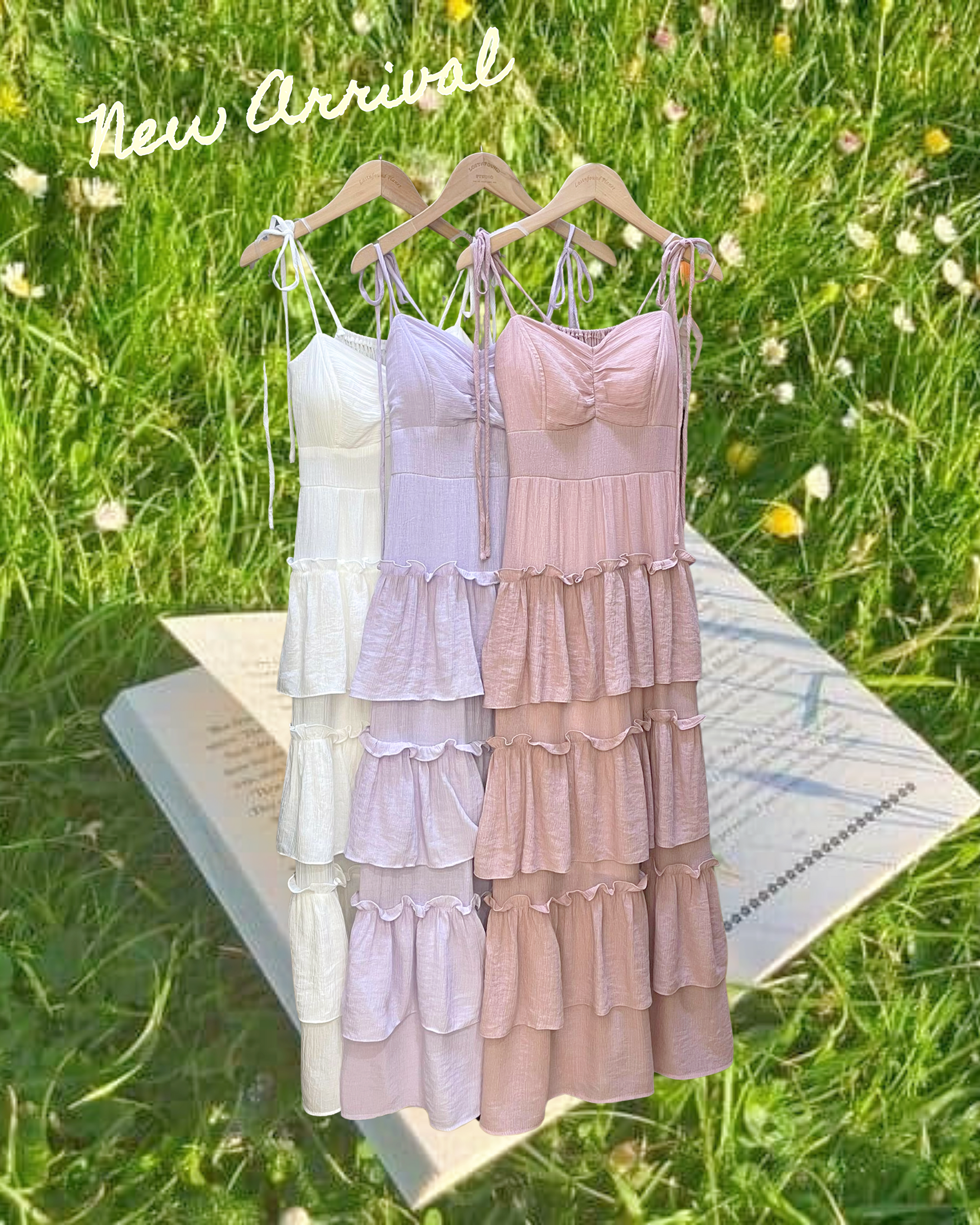 Petal Ruffle Padded Dress