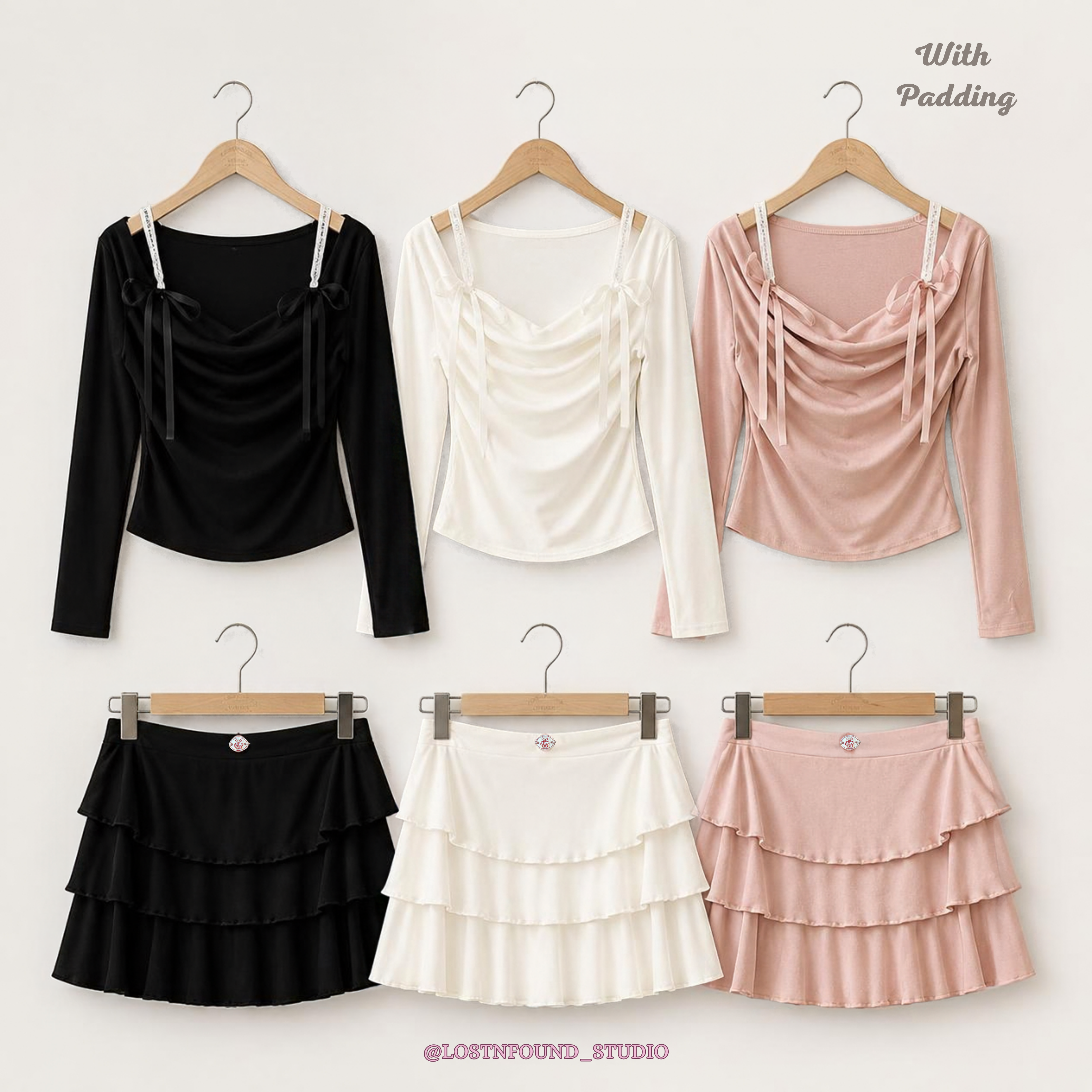 Cotton Tiered Skirt