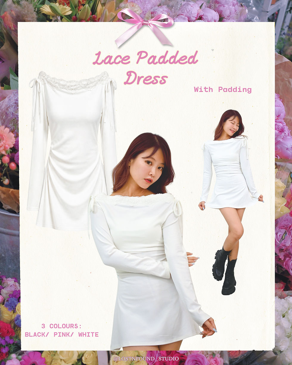 Thumbnail: Lace Padded Dress