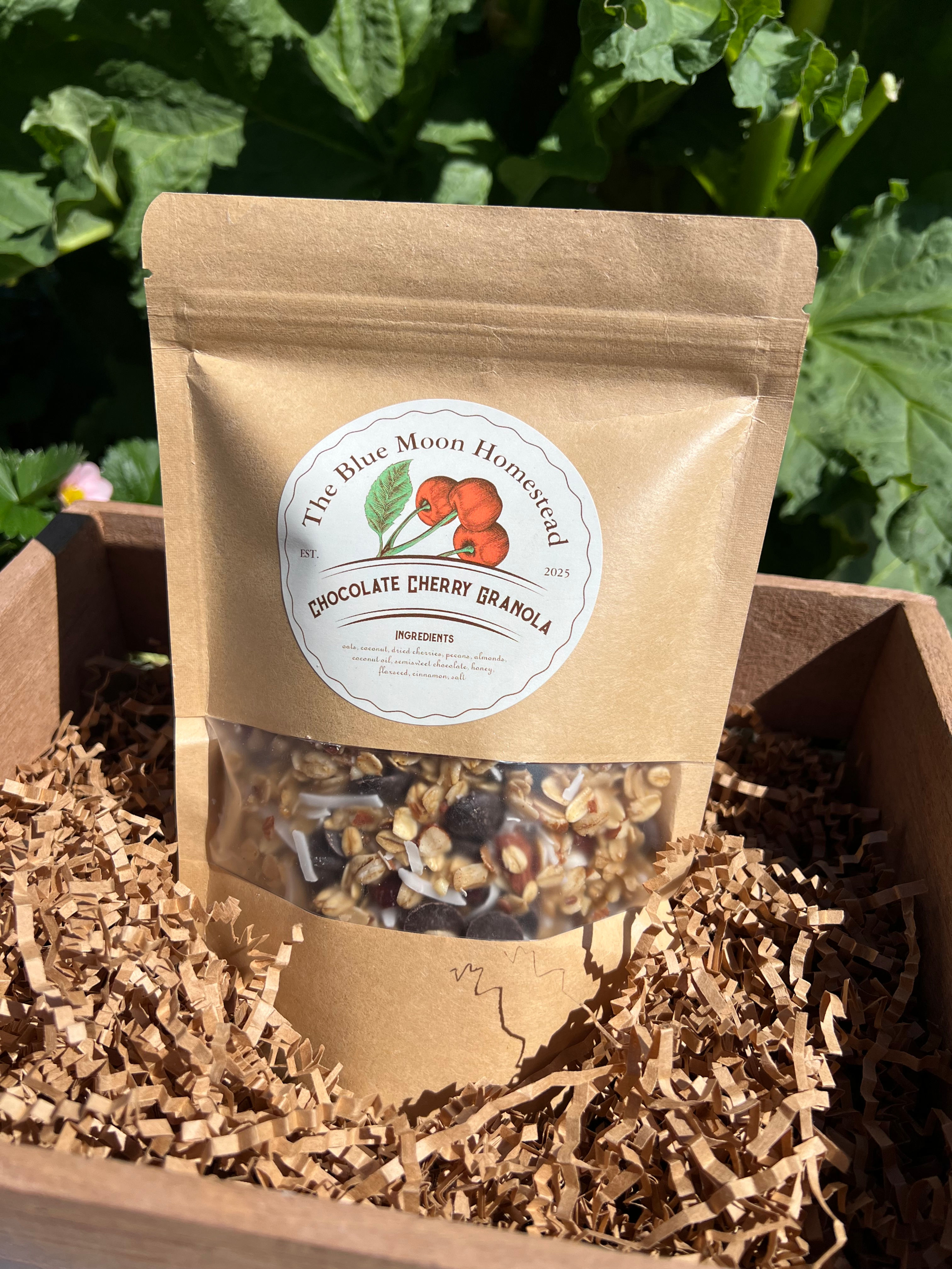 Chocolate Cherry Coconut Granola
