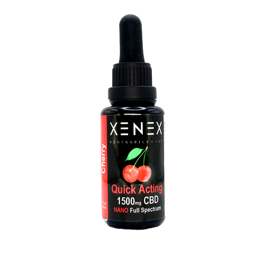 Nano CBD Full Spectrum Cherry Tincture | Xenex Nootropics