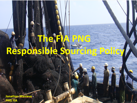 FIA-PNG Responsible Sourcing Policy