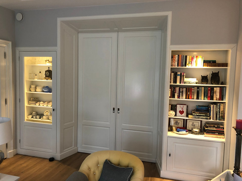 kamer ensuite met paneeldeuren/schuifdeuren