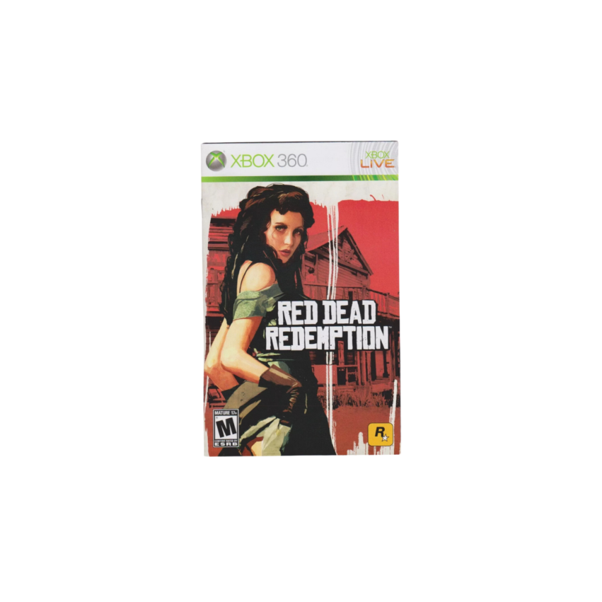 Red Dead Redemption Replacement Instruction Manual (Xbox 360)