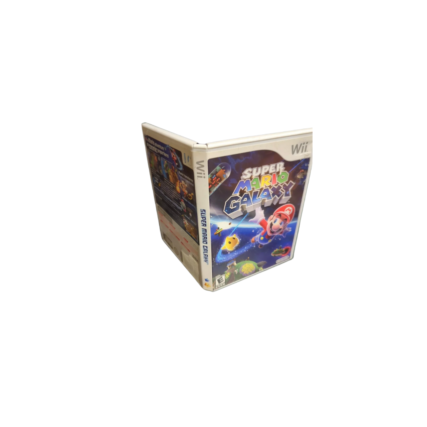 Thumbnail: Super Mario Galaxy for Nintendo Wii Replacement Case Full View