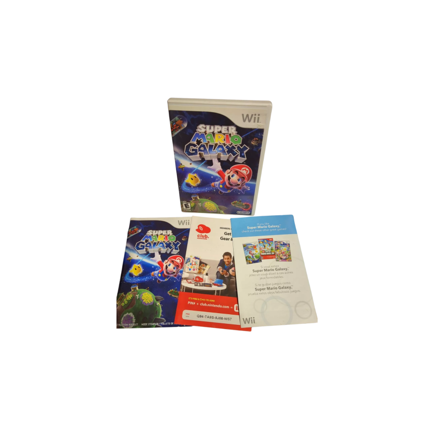 Thumbnail: Super Mario Galaxy for Nintendo Wii Replacement Case Manual & Inserts