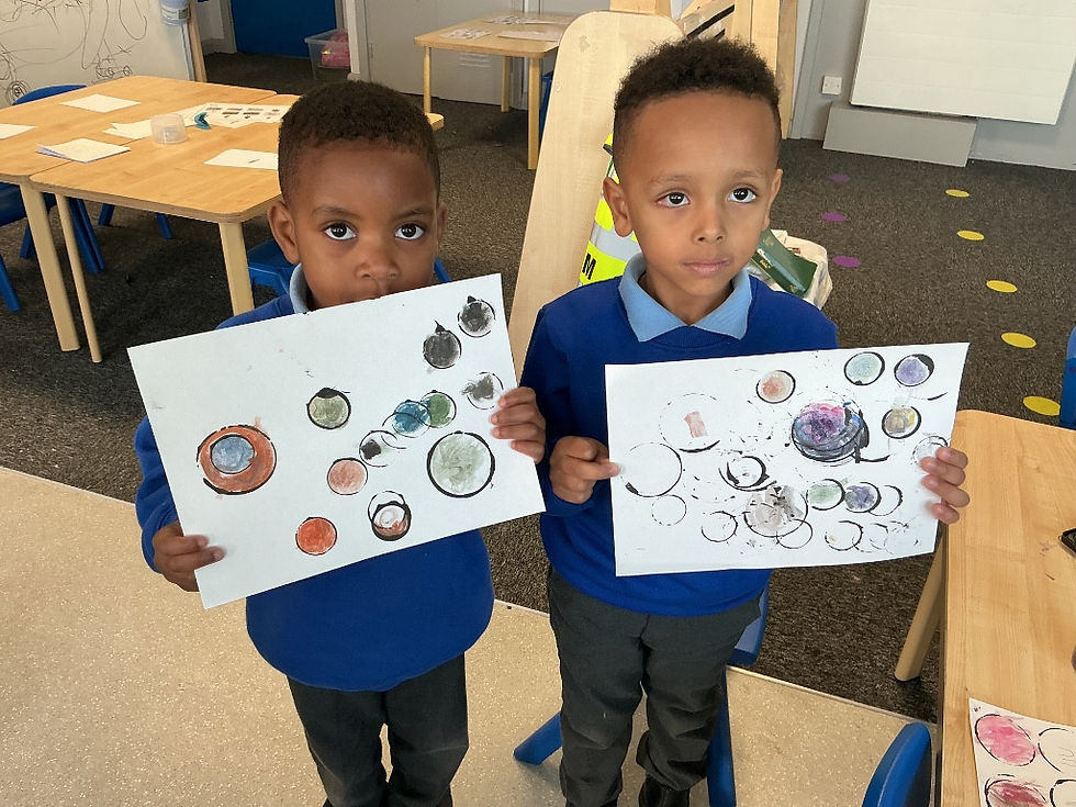Children join ‘The Dot’ at St Alban’s