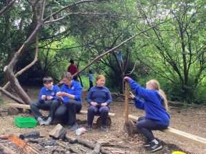 Campfire Skills at Forest School