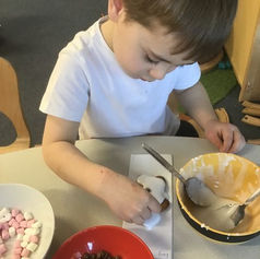 A spot of baking this week in Reception