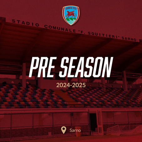 Sarnese, al via la pre-season
