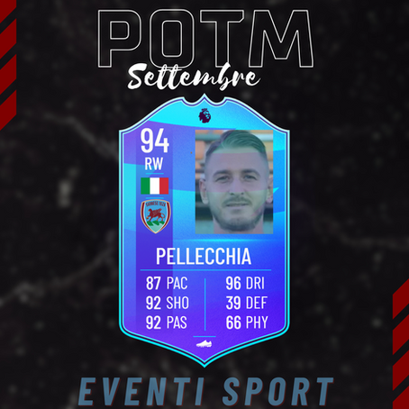 Saverio Pellecchia, giocatore del mese di settembre: "Il pubblico granata è spettacolare"