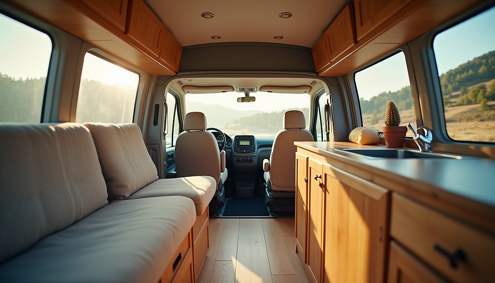 DIY campervan interior