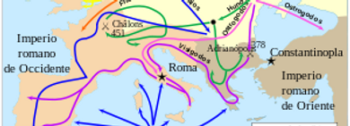Invasiones al Imperio Romano