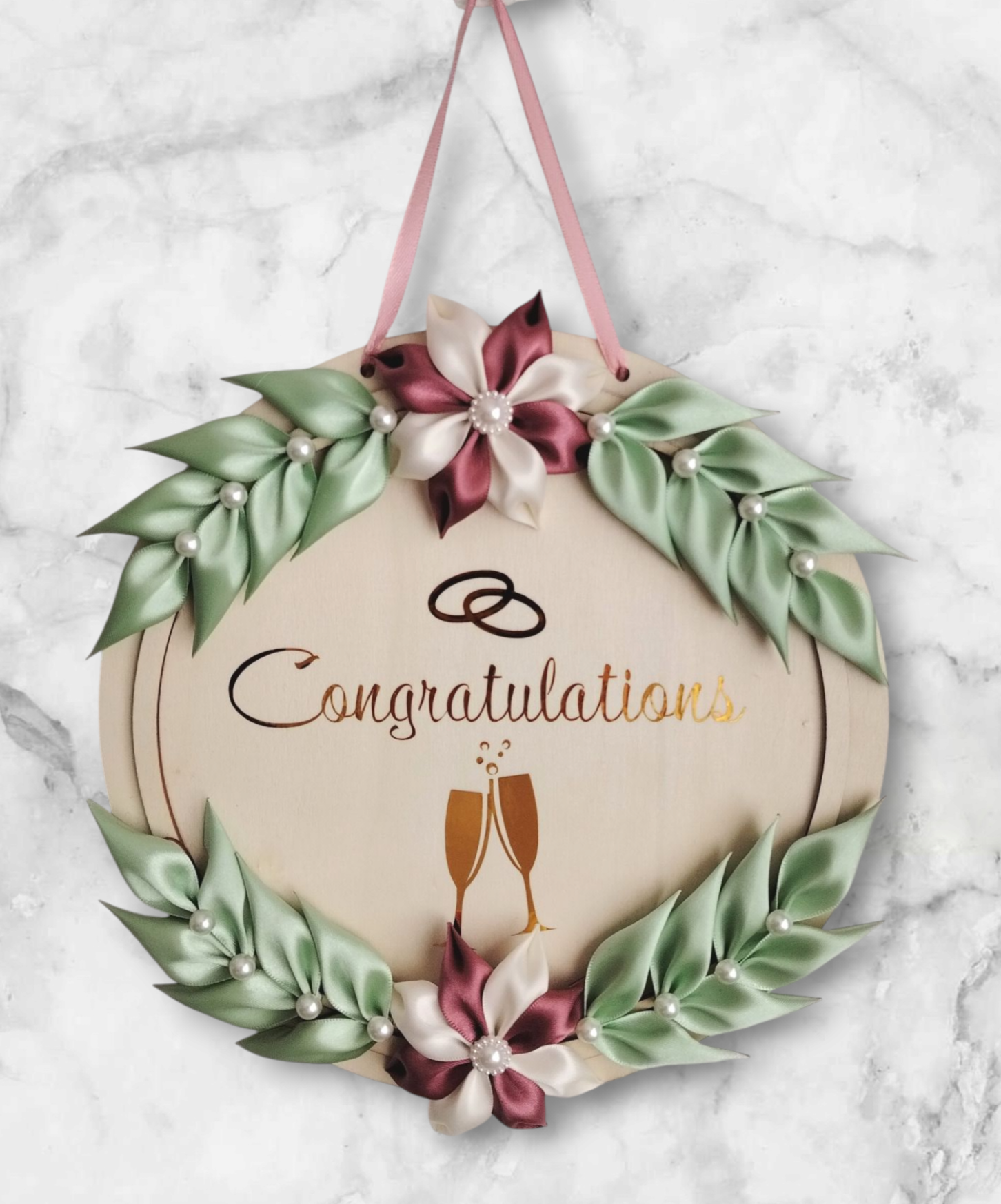 Congratulations Hanging Plaque