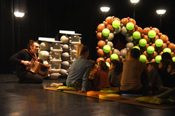 spectacle de sculpture de ballon