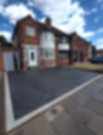 tarmac driveway and house