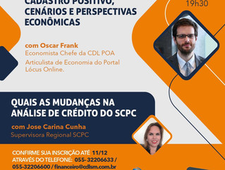 Santa Maria | CDL realiza palestra sobre cadastro positivo com economista de Porto Alegre