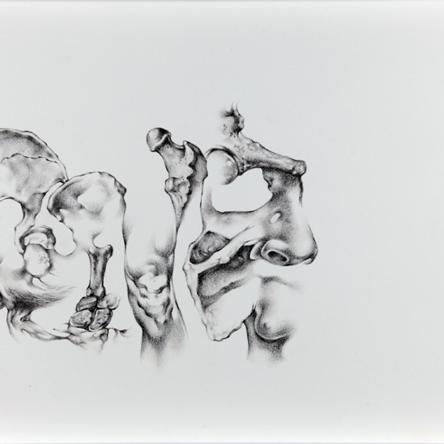 Suture — mixed media on paper, 2021