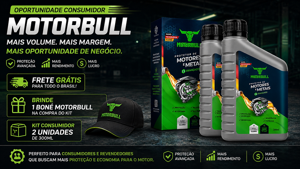 Miniatura: Kit Dupla Motorbull® 300 ML+Boné Brinde