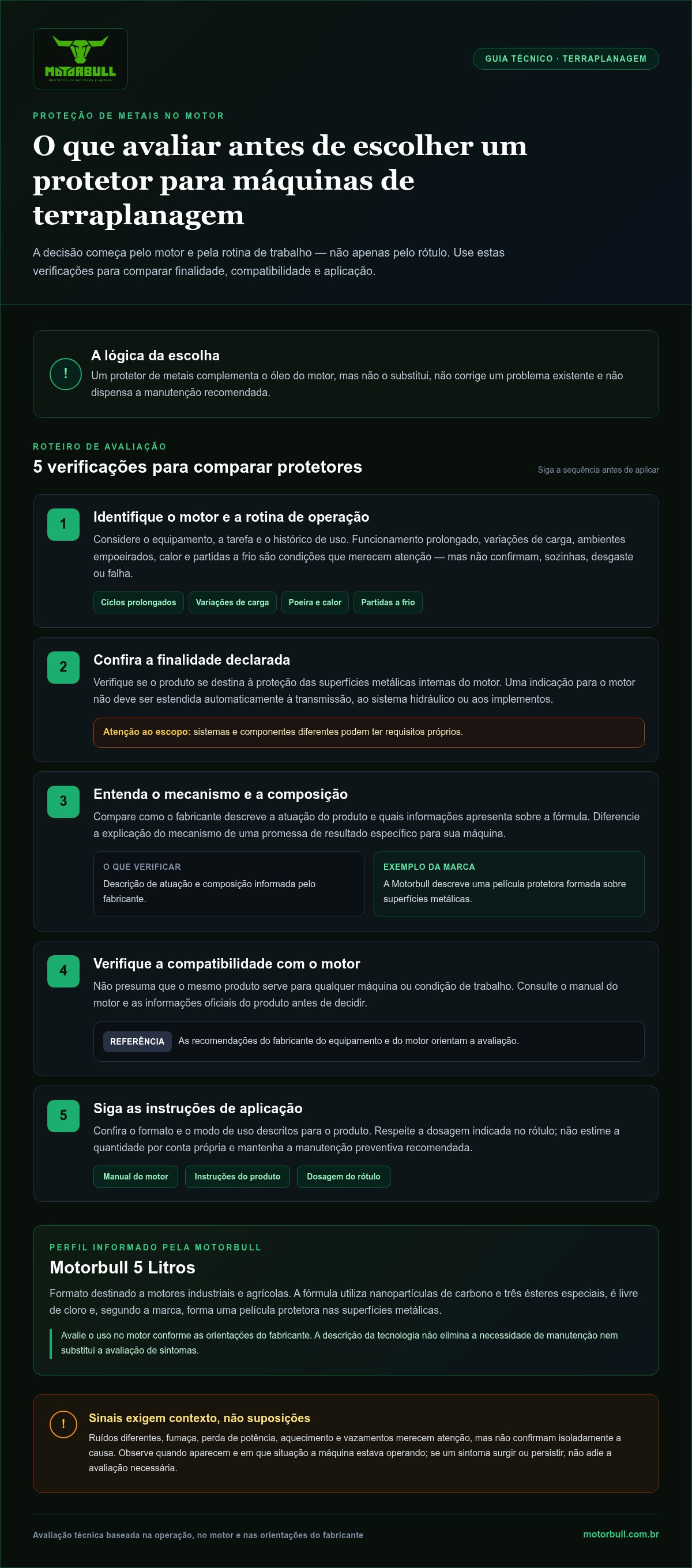 Protetor de metais para máquinas de terraplanagem