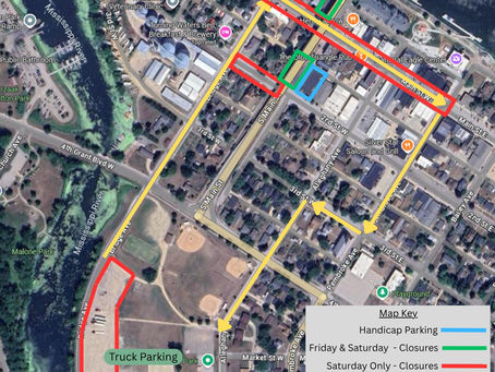 Riverboat Days Road Closures