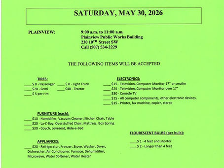 Plainview Spring Cleanup