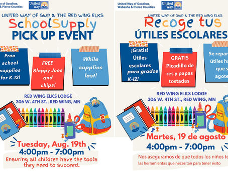 United Way Stuff the Bus Pickup