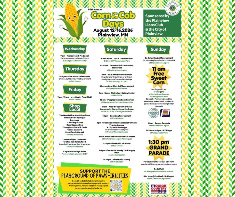Plainview Corn on the Cob Days