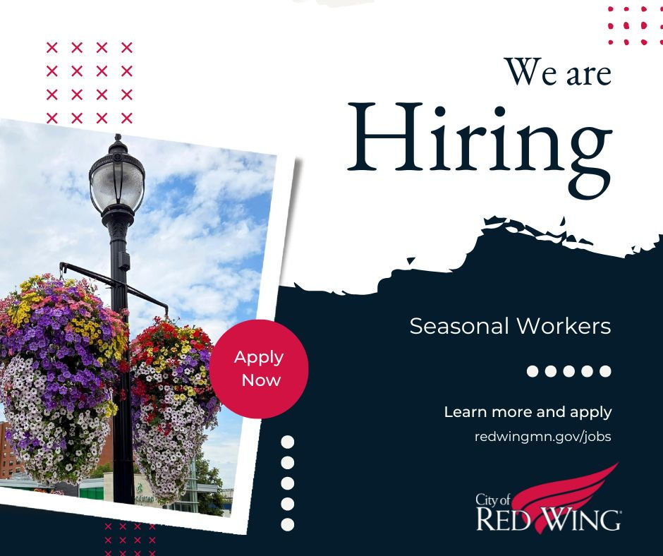 City of Red Wing Summer Hiring