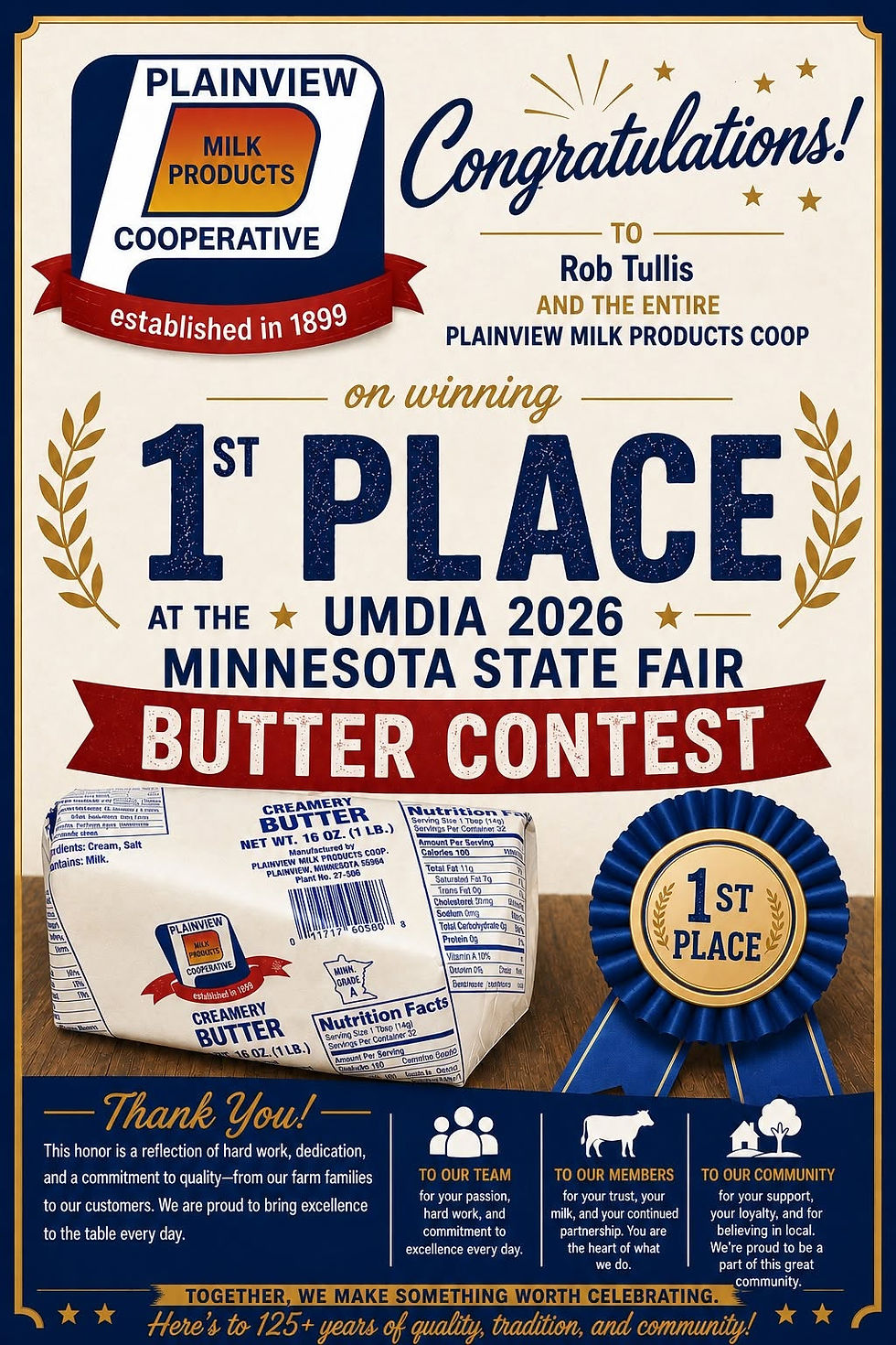 Plainview Milk Cooperative State Fair