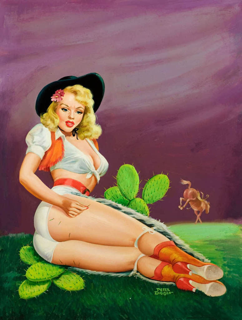 FLIRT magazine cover artwork - 04/1951