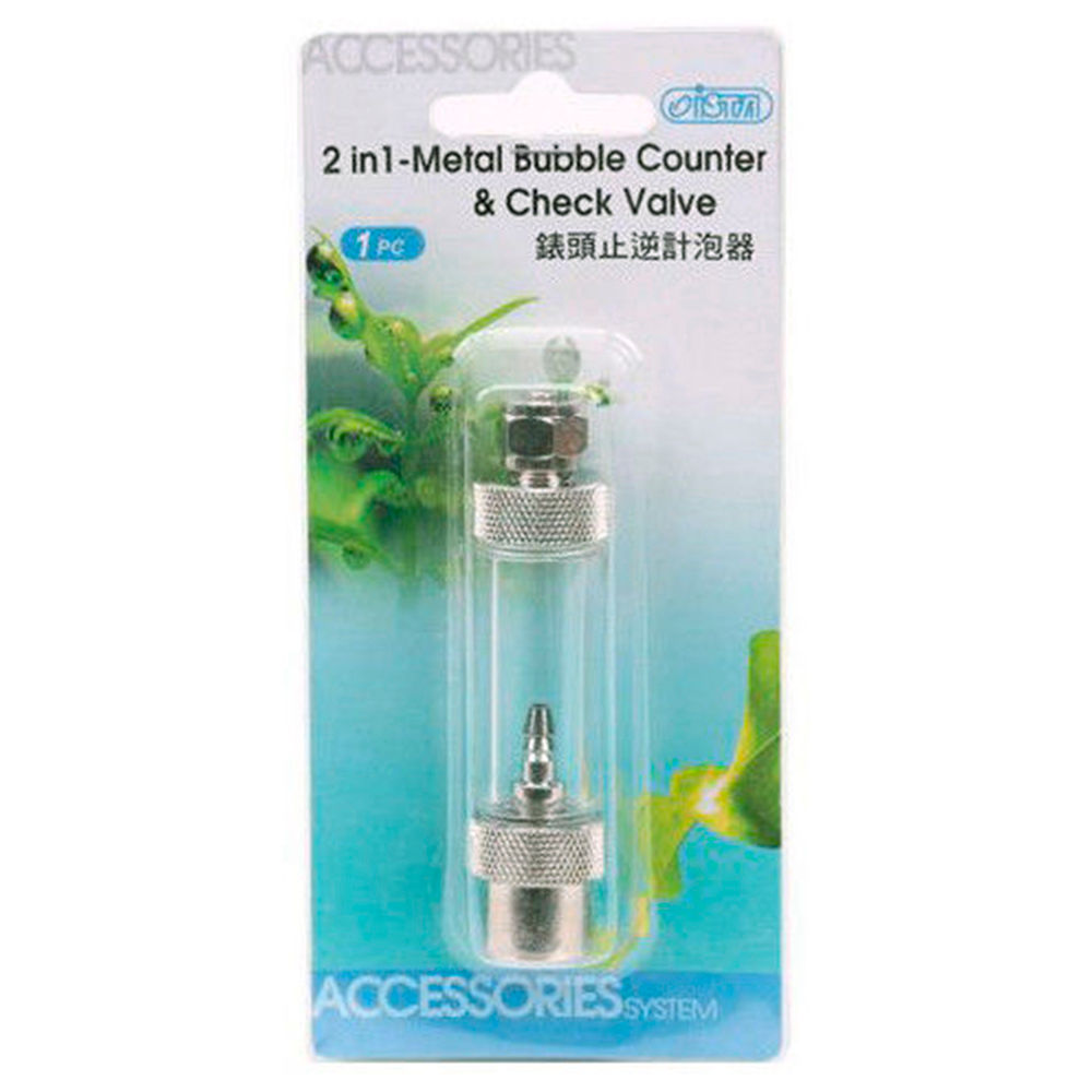 Contador de burbujas profesional con válvula check